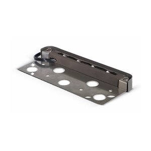 Pro-Trade LL1 7 in. Ledge Light Gray Finish Stainless & Steel Mounting Plate w/ 1.25W 2700K LED