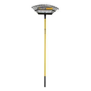Pro-Trade Leaf Rake 19 in. Steel Head 54 in. Fiberglass Handle