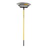 Pro-Trade Leaf Rake 19 in. Steel Head 54 in. Fiberglass Handle