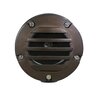 Pro-Trade IG2 In-Ground Light Composite Housing Antique Brass Louvered Cover No Lamp