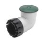 Rain Bird 4 in. Pop-Up Valve w/ Elb.ow & Adapter Green Rb