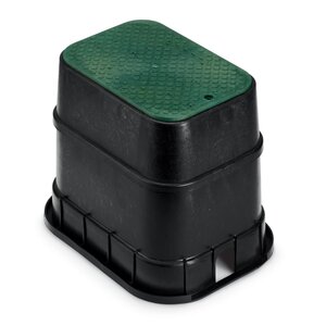 Rain Bird 6 in. Standard Extension Black Body w/Overlapping Green Lid