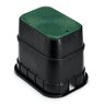Rain Bird 6 in. Standard Extension Black Body w/Overlapping Green Lid