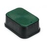 Rain Bird 6 in. Standard Extension Black Body w/Overlapping Green Lid