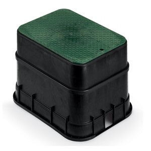 Rain Bird 6 in. Jumbo Extension Black Body w/Overlapping Green Lid