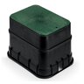 Rain Bird 6 in. Jumbo Extension Black Body w/Overlapping Green Lid