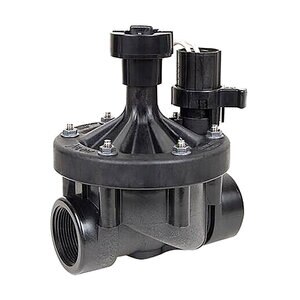 Rain Bird PEB Industrial Valve Plastic w/ IVM Solenoid w/ Flow Control 2 in. FIPT