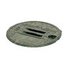 Rain Bird Round Valve Box Lid Green 10 in. Lid Only
