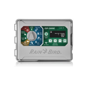 Rain Bird ESP-2WIRE Controller 50 Station Capacity Cabinet w/ Door Wall Mount Plastic 120VAC