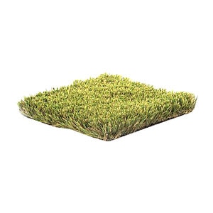Rymar TriBlend Synthetic Turf 50 oz. Face Weight 1.5 in. Emerald Green/Olive Green/Sand Blades Golden Thatching