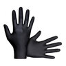 SAS Raven Gloves Disposable Powder Free Nitrile (100/Box) 6 mil Black Large SFTY