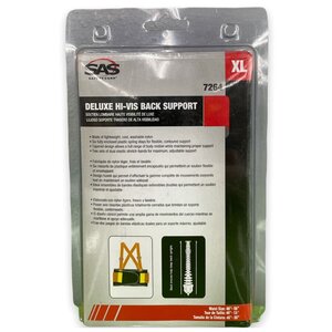 SAS Deluxe Back Support Hi-Viz Belt - X-Large (47 in. - 56 in.)