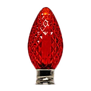 Seasonal Source C7 LED Faceted Lens 0.5W Red
