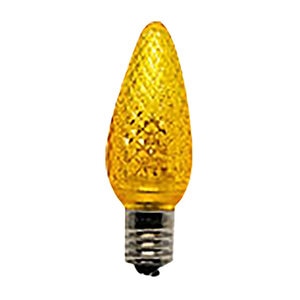 Seasonal Source C9 LED Faceted Lens 0.5W Yellow