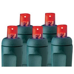 Seasonal Source 5MM LED Light Strand 70 Bulb.s 23.5 ft. Red Green Wire 4 in. Spacing