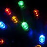 Seasonal Source 5MM LED Light Strand 70 Bulb.s 23.5 ft. Multi-Colour Green Wire 4 in. Spacing