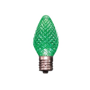 Seasonal Source C7 LED Faceted Lens 0.5W Green