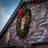 Seasonal Source 24 in. Wreath Prelit W/5mm Ww Lights;110 Tips