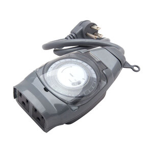 Outdoor 2 Outlet Mechanical Timer