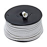 Seasonal Source 250 ft. Spool 18 Awg Wire-No Sockets-White