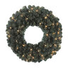Seasonal Source 36 in. Unlit Deluxe Oregon Fir Wreath 300 Tips