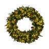 Seasonal Source Decorated Wreath Prelit 36 in.