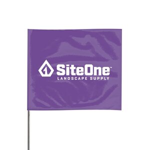 SiteOne Purple Marking Flag 4X5X21