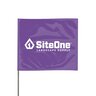 SiteOne Purple Marking Flag 4X5X21