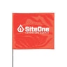 SiteOne Red Glo Marking Flag 4X5X21