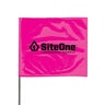 SiteOne Pink Glo Marking Flag 4X5X21
