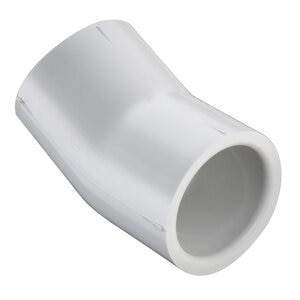 1-1/2 PVC 22-1/2 Elbow Socket SCH 40