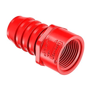 2 in. x 1-1/2 in. Ins Red Male Adapter Poly Fitting