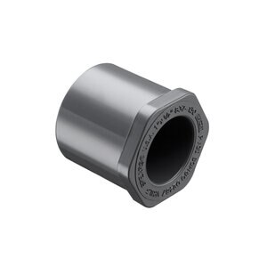 6 in. x 3 in. PVC Red Bushing Spg X Socket Schedule 80