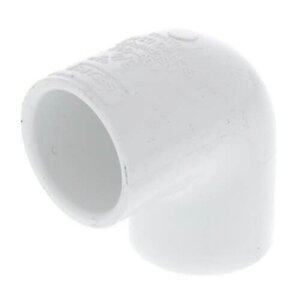 10 90 Degree Elbow Socket PVC Fitting