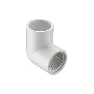 1-1/4 PVC 90 Elbow Socket x Fpt SCH 40 Sprs