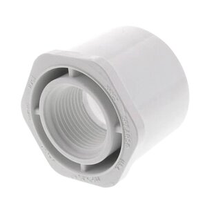 1 in. x 3/4 in. Red Bushing Spigot X Fipt PVC Fitting