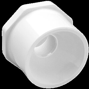 2-1/2 in. x 2 in. Red Bushing Spigot x Fipt PVC Fitting