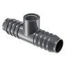 1 in. x 1 in. x 3/4 in. Comb Red Tee Ins Poly Fitting