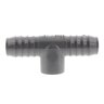 1 in. x 1 in. x 3/4 in. Comb Red Tee Ins Poly Fitting