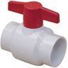 Spears 3/4 PVC Cold Water Ball Valve Socket EPDM Sprs