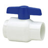 Spears 2 PVC White Utility Ball Valve Threaded End