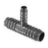 2 in. x 2 in. x 1-1/4 in. Red Tee Insert Poly Fitting