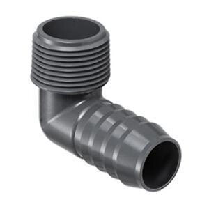 3/4 Comb Male Elbow Poly Fitting