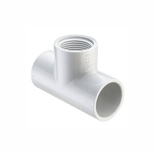 1-1/4 PVC Tee Socket x Fpt SCH 40