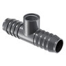 3/4 in. x 3/4 in. x 1/2 in. Comb Red Tee Ins Poly Fitting