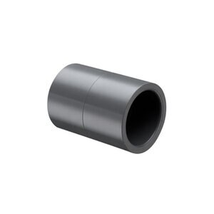 1/2 Coupling PVC Gray Soc X Soc
