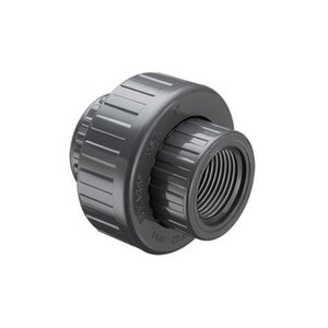 Sch 80 PVC Union (Old Style) 1 in. FIPT w/ FKM O-Ring Seal