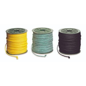 Standard Golf 1/4 in. (0.6 cm) Yellow Polypropylene Rope