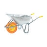 TUFX Wheelbarrow Steel Tray 6 cu. ft. All-Terrain Wheel 500 lbs Flat-Free Tire