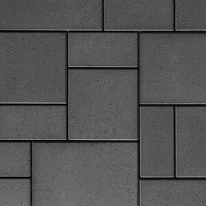 Techo-Bloc Blu 60 Slab Smooth Onyx Black 60 mm (116.82 sq. ft./pallet)